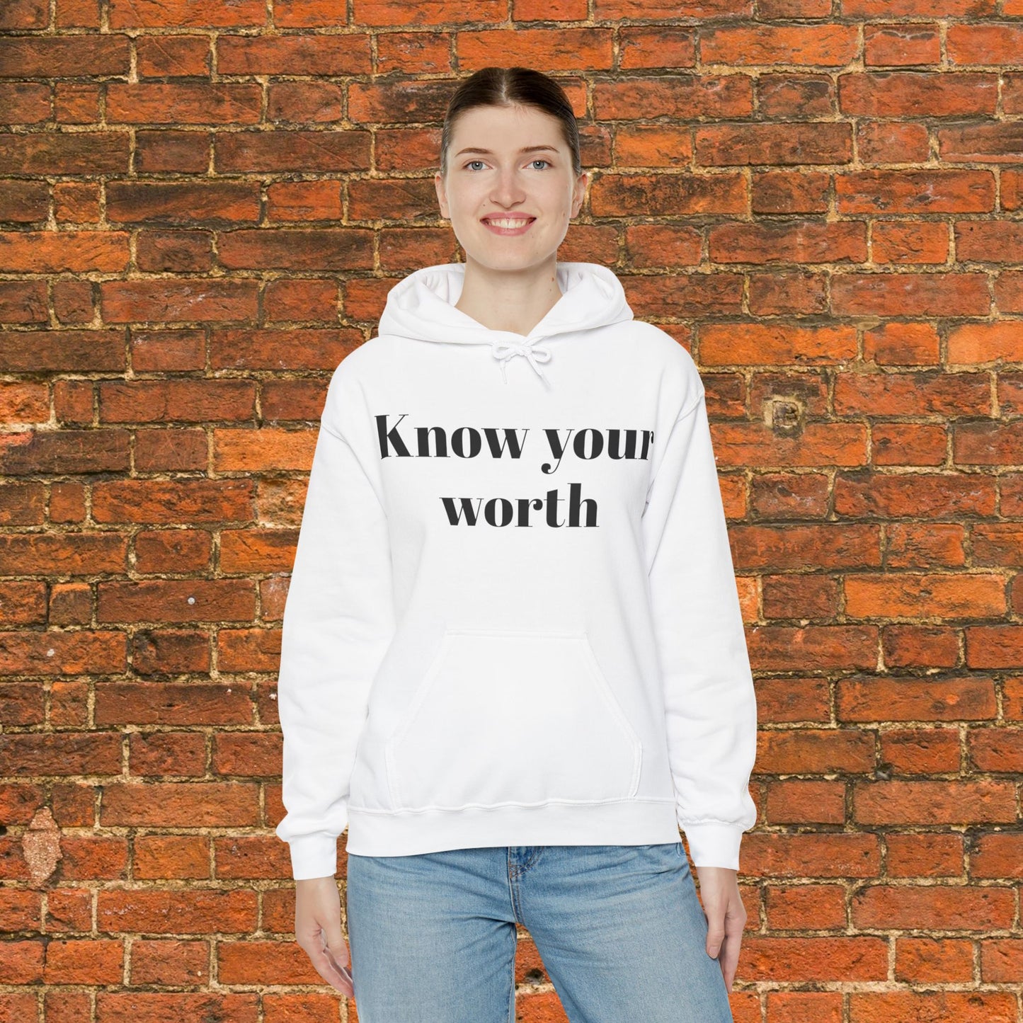 You know who you are Know your worth Hoodie