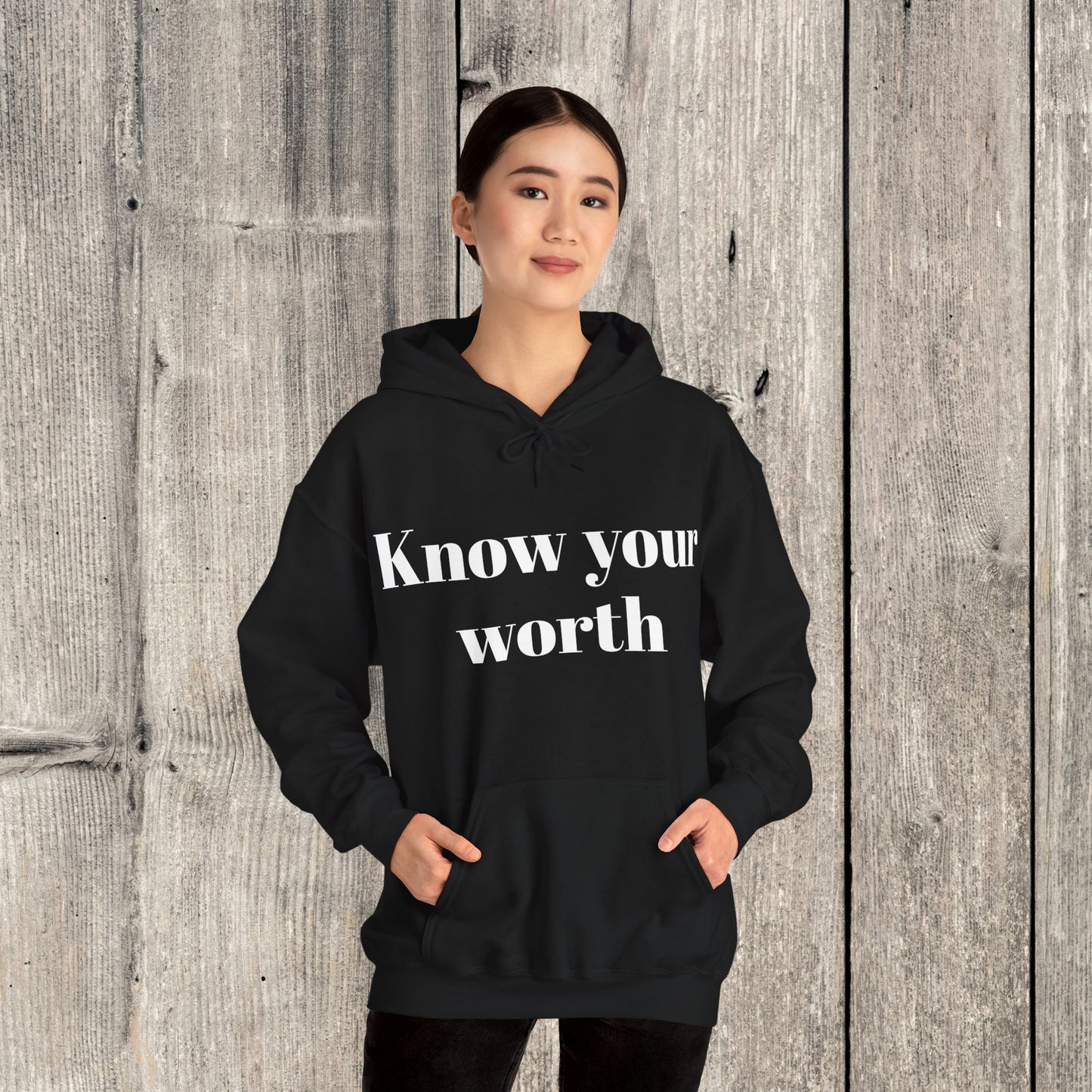 You know who you are Know your worth Hoodie