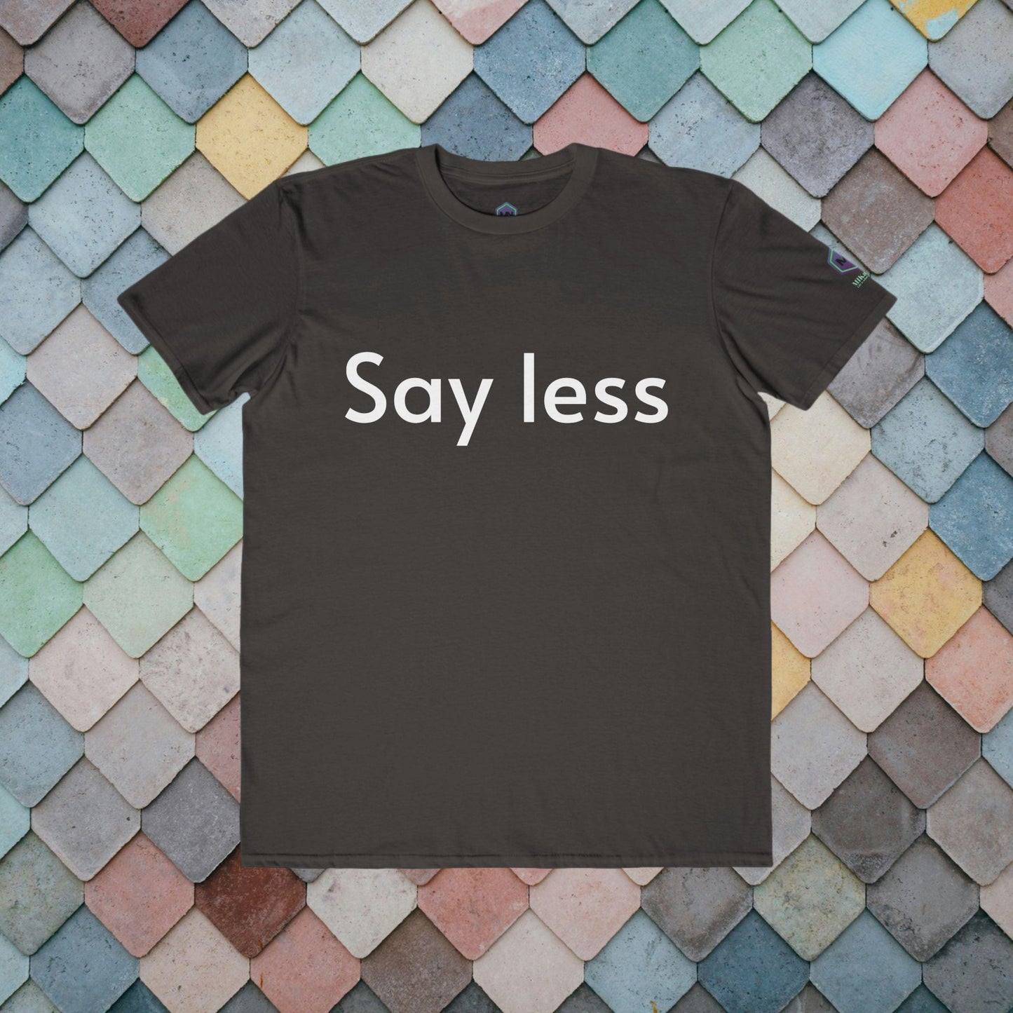 Say less light text