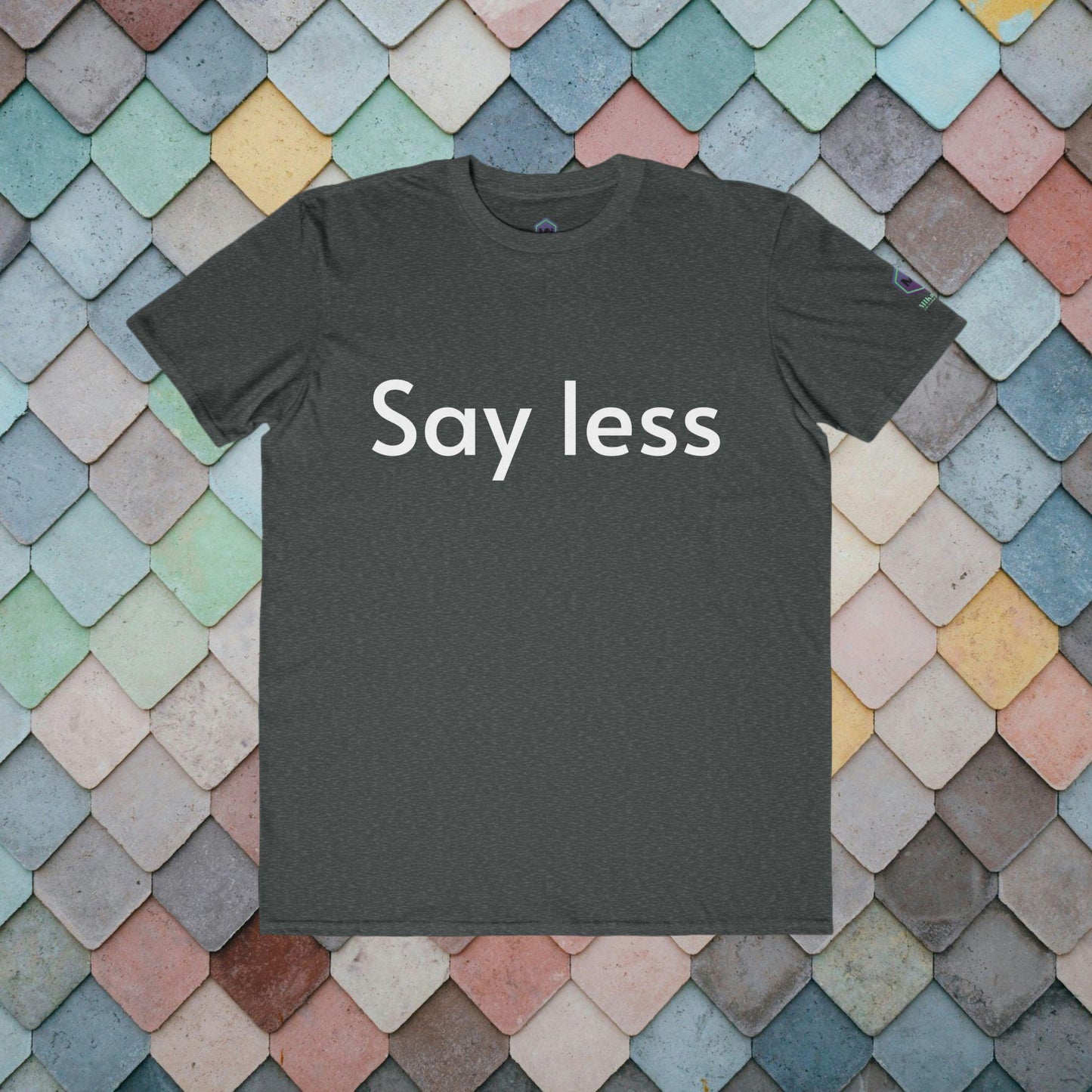 Say less light text