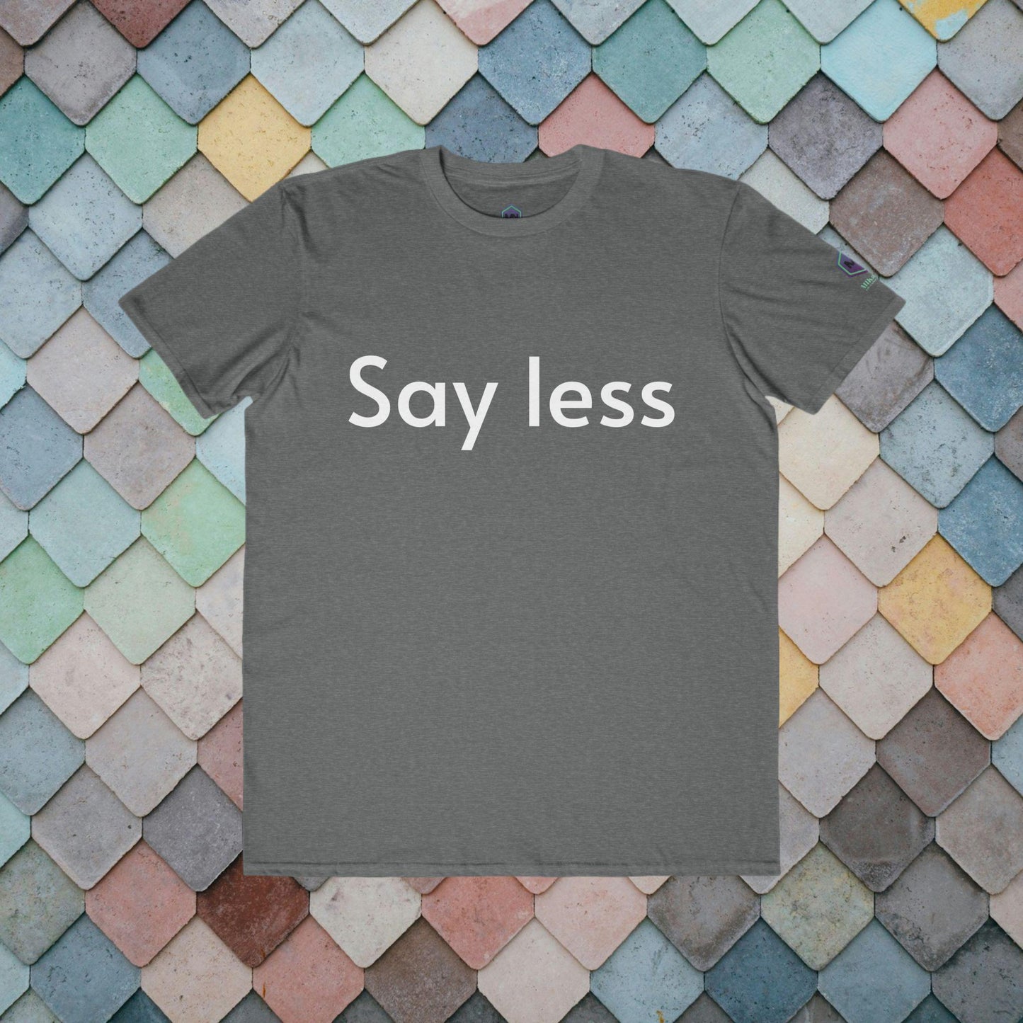 Say less light text