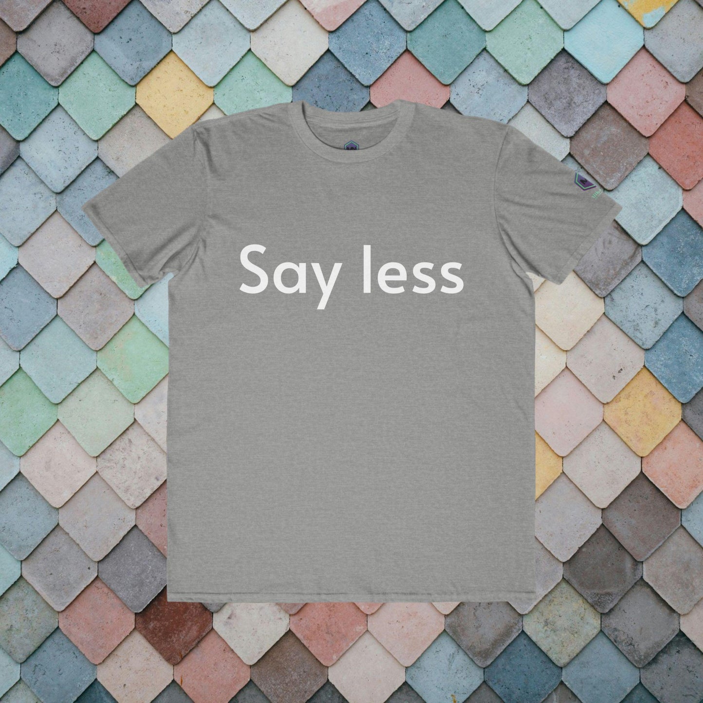 Say less light text