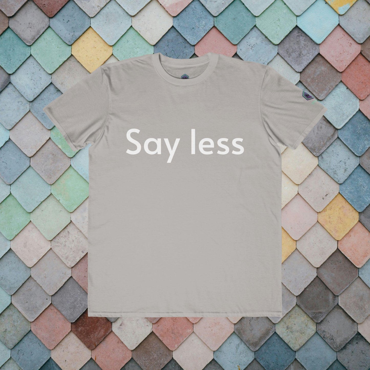 Say less light text