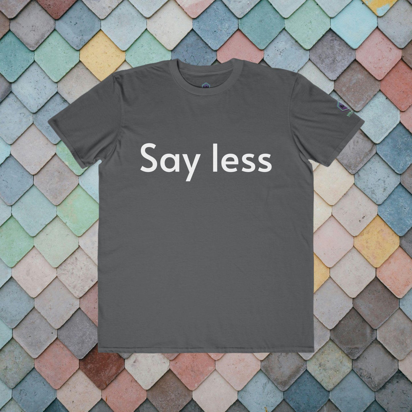 Say less light text